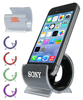 Modern Rounded Cell Phone Stand - Colorful Display