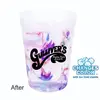 12oz Color Change Promotional Mood Cups with Rainbow Confetti that are BPA Free and Durable - PPI