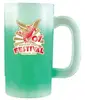 Color Changing Custom Branded Thumb-grip Beer Stein 14oz