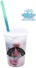 Mood 17 oz. Rainbow Confetti Cup/Straw/Lid Set