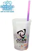 Rainbow Color-Changing 22oz. Confetti Cup with Straw & Lid - Custom Branding Available