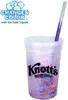 Rainbow Color-Changing 22oz. Confetti Cup with Straw & Lid - Custom Branding Available