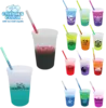 Color-Changing 22oz Stadium Cup Set with Straw and Lid for Promotions