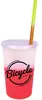 Color-Changing 22oz Stadium Cup Set with Straw and Lid for Promotions