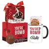 Mrs. Fields Mug, Cookies, Hot Chocolate Bomb Gift Set