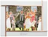 Trendy Satin White & Rose Gold Custom Photo Frame