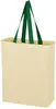 Natural Cotton Canvas Grocery Tote Bag