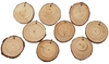 Natural Wood with Rings Keyring