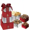 Navy & Silver Gourmet Popcorn Tower