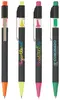 Neon Click-It Pen (Black or Blue Ink)