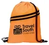 Custom Neon Multi-Zippered Drawstring Backpack