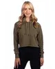 Next Level Apparel Ladies' Cropped Pullover Hooded Sweatshirt