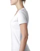 Next Level Apparel Ladies' CVC Deep V-Neck T-Shirt