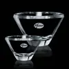 Customizable Noland 8" Crystal Bowl - Elegant Promotional Item