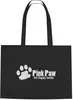 Non-Woven Shopper Tote Bag With Hook And Loop Closure