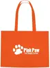 Non-Woven Shopper Tote Bag With Hook And Loop Closure