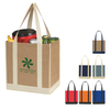 Non-Woven Two-Tone Shopper Tote Bag