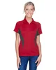 North End Ladies' Serac UTK CoolLogik Performance Zippered Polo