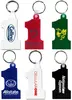 Personalized Number One Key Fob Promotional Item - Custom Logo Keychain for Business Ranking & Brand Visibility