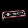 Rosewood Piano Finish Custom Nameplate; Brass Engraving - Luxury Office Decor