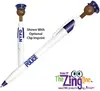 Customizable Dark Tone Officer Smilez Pen with Police Hat & Blue Trim