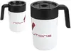 Custom Omni Stainless Steel/Polypropylene Mug - 13 oz