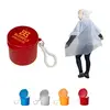 One-use Plastic Hooded Coat