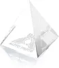 Custom Crystal Logo Pyramid Award