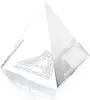 Custom Crystal Logo Pyramid Award