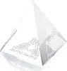 Custom Crystal Logo Pyramid Award