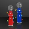 Orbiting LED toy Wand with crystal ball
