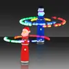 Orbiting LEDs Spinning Christmas Toy Wands