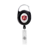 Oval Metal Retractable Badge Reel with Carabiner