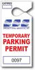 Customized Logo Parking Tag