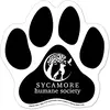 Custom Magnetic Paw Print Signs