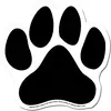 Custom Magnetic Paw Print Signs