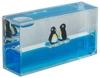 Mini Penguin Liquid Wave Paperweight