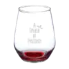 Perfected 12 oz Silicia Stemless Wine