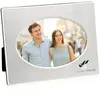 Personalized Silver Oval Perlita Photo Frame - Customized Picture Display