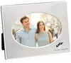 Personalized Silver Oval Perlita Photo Frame - Customized Picture Display