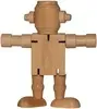 Personalized Mini Wood Robot