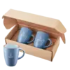 Personalized Pacific Ceramic Mug Gift Set – Two 12 Oz. Mugs in Eco Kraft Box