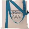 Personalized Striped Economy Tote Bag
