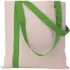 Personalized Striped Economy Tote Bag