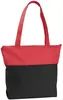 Personalized Two-Tone Zippered Tote - Poly Pro