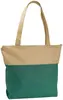 Personalized Two-Tone Zippered Tote - Poly Pro