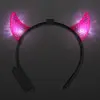 Pink Horns LED Headbands, Facetted Multi-Function