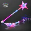 Pink LED Super Star Wands