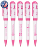 Pink Ribbon Twist Pen - Euro Style with Clip