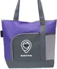 Custom Pioneer Two-tone Tote Bags with 2 Color Imprint